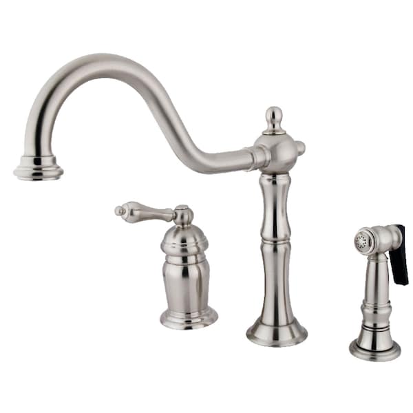 KS1818ALBS Widespread Kitchen Faucet, Brushed Nickel